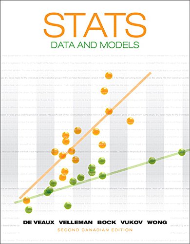 Livre Stats: Data and Models, Second Canadian Edition (2nd Edition) - Richard D. De Veaux (Livre ...