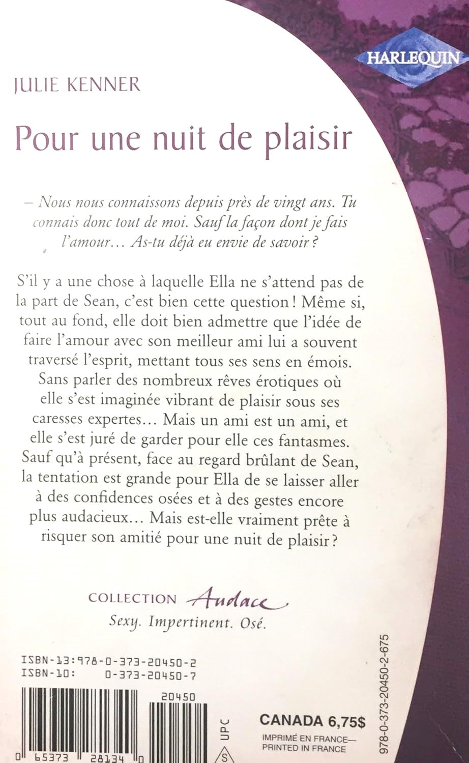 Livre Pour une nuit de plaisir - Julie Kenner (Livre d'occasion) - ISBN 0373204507