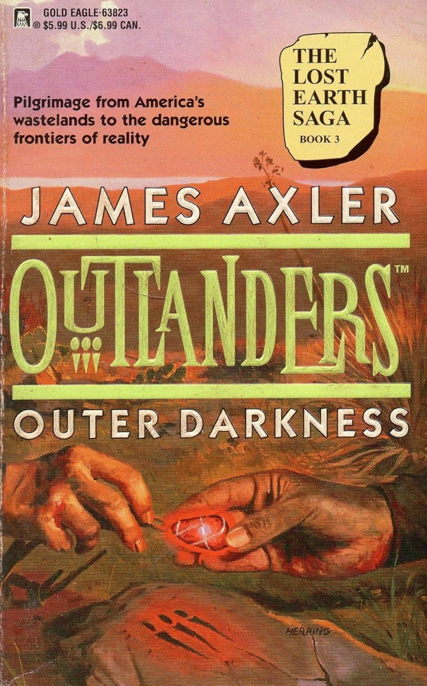 Livre Outer Darkness - James Axler (Livre d'occasion) - ISBN 037363823X