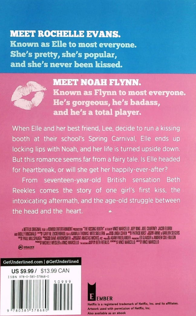 Livre The Kissing Booth - Beth Reekles (Livre d'occasion) - ISBN 0385378688
