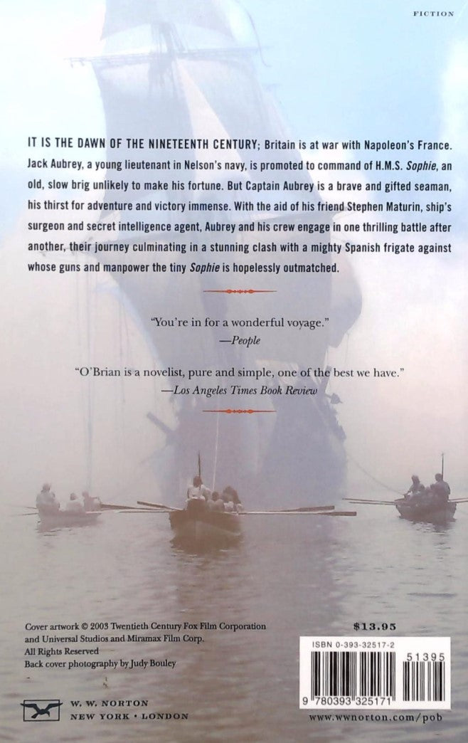 Livre Master and Commander - Patrick O'Brian (Livre d'occasion) - ISBN 0393325172