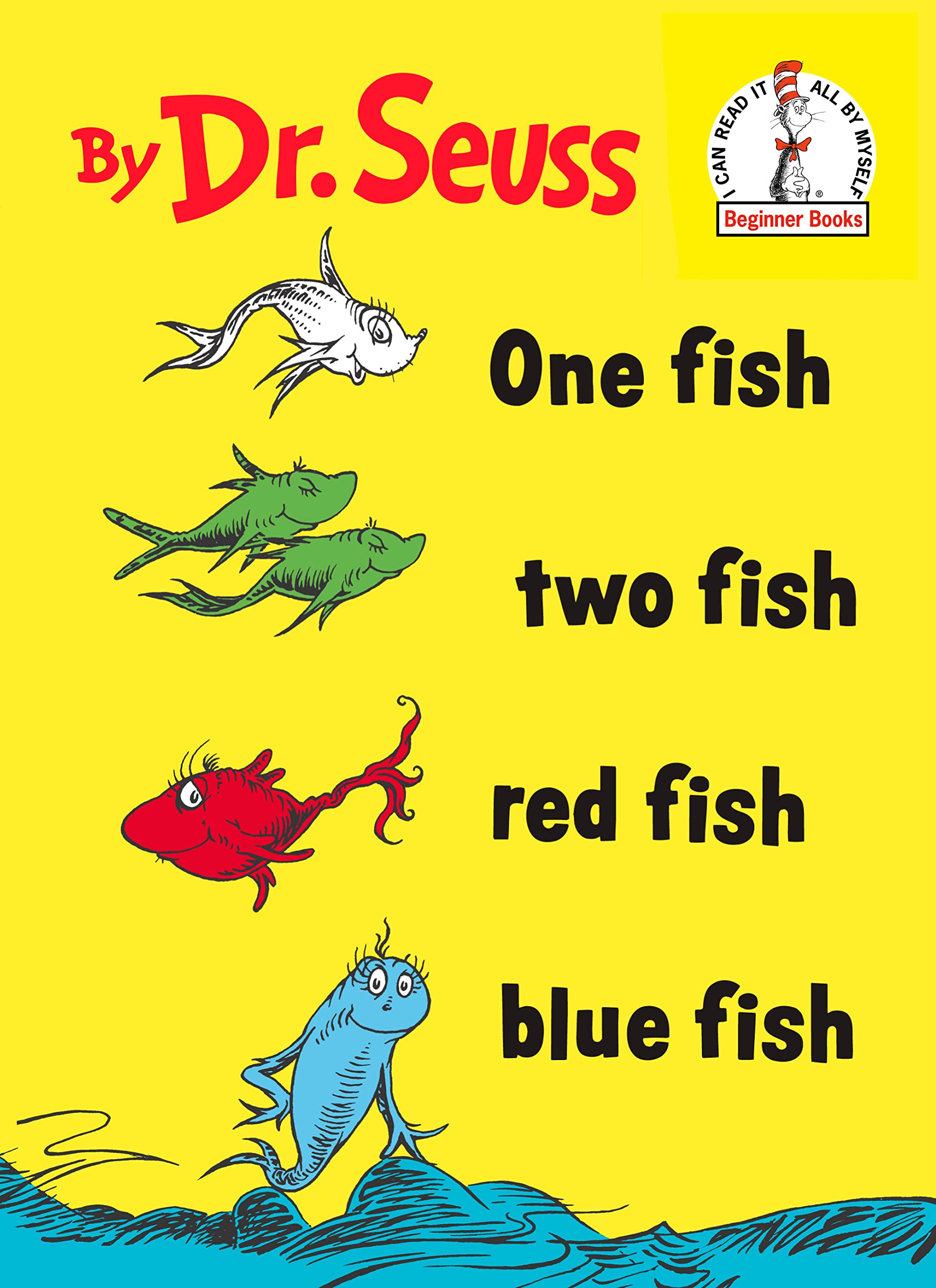 Livre One Fish Two Fish Red Fish Bleu Fish - Dr. Seuss (Livre d'occasion) - ISBN 0394800133