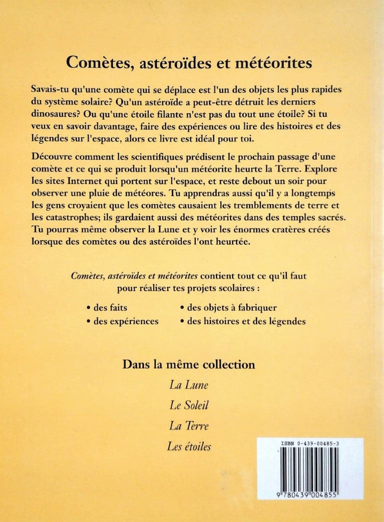 Destination Univers : Comètes, astéroïdes et météorites (Cynthia Pratt Nicolson)