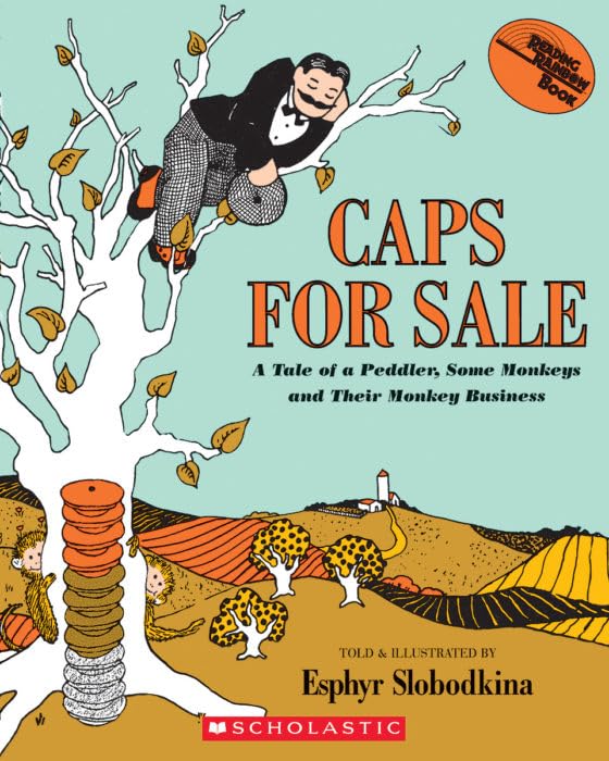 Livre Caps for Sale: A Tale of a Peddler, Some Monkeys and Their Monkey Business - Esphyr Slobodk...
