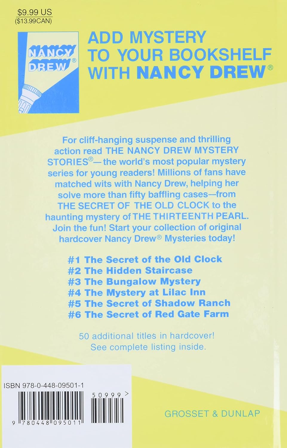 Livre The Secret of the Old Clock - Carolyn Keene (Livre d'occasion) - ISBN 0448095017