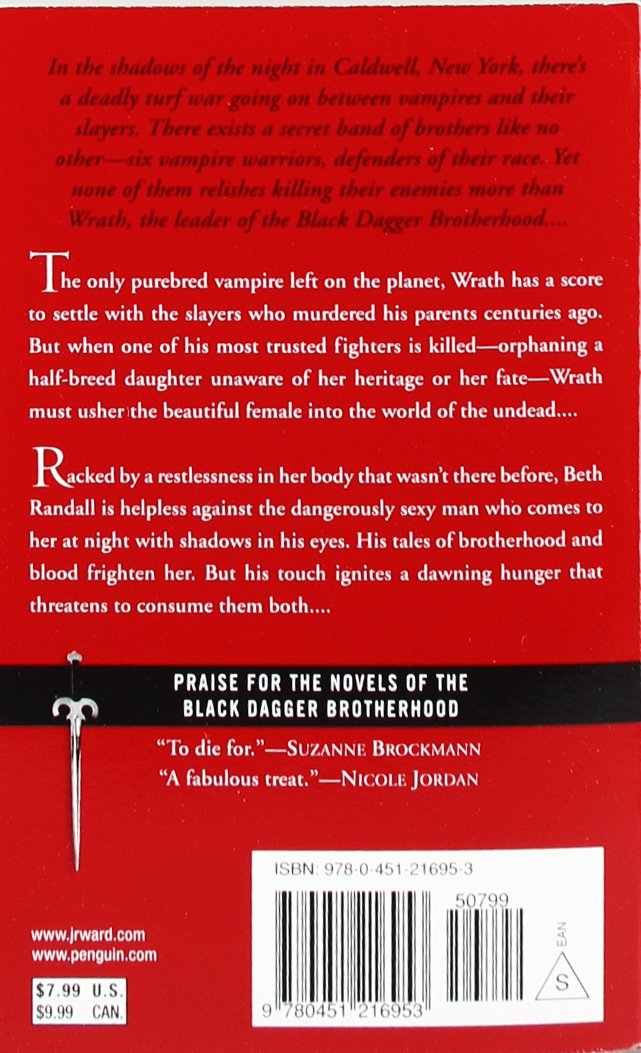 Livre Dark Lover - J.R. Ward (Livre d'occasion) - ISBN 0451216954