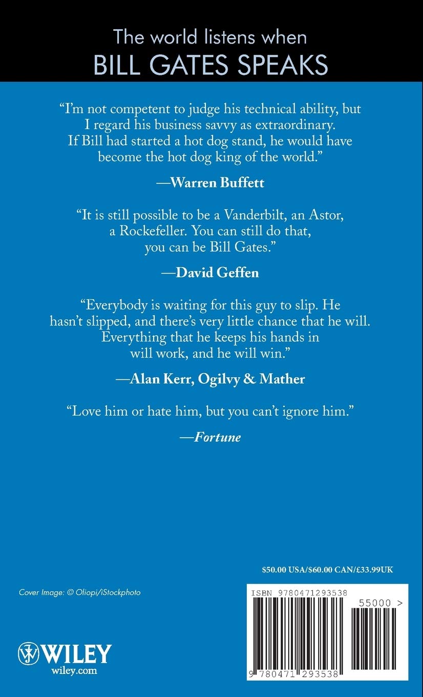 Livre Bill Gates Speaks : Insight from the World's Greatest Entrepreneur - Janet Lowe (Livre d'oc...