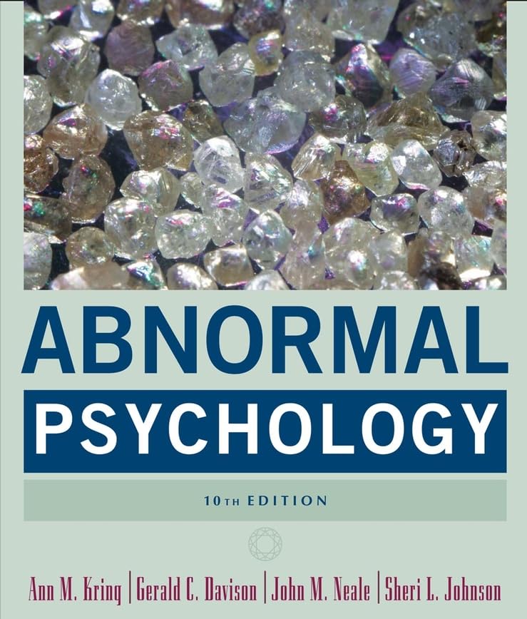 Livre Abnormal Psychology - Ann M. Kring (Livre d'occasion) - ISBN 0471692387
