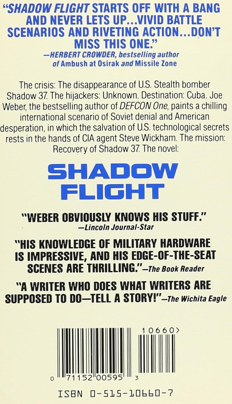 Livre Shadow Flight - Joe Weber (Livre d'occasion) - ISBN 0515106607