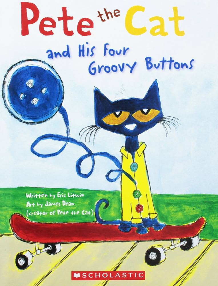 Livre Pete the Cat and His Four Groovy Buttons - Eric Litwin (Livre d'occasion) - ISBN 0545649145