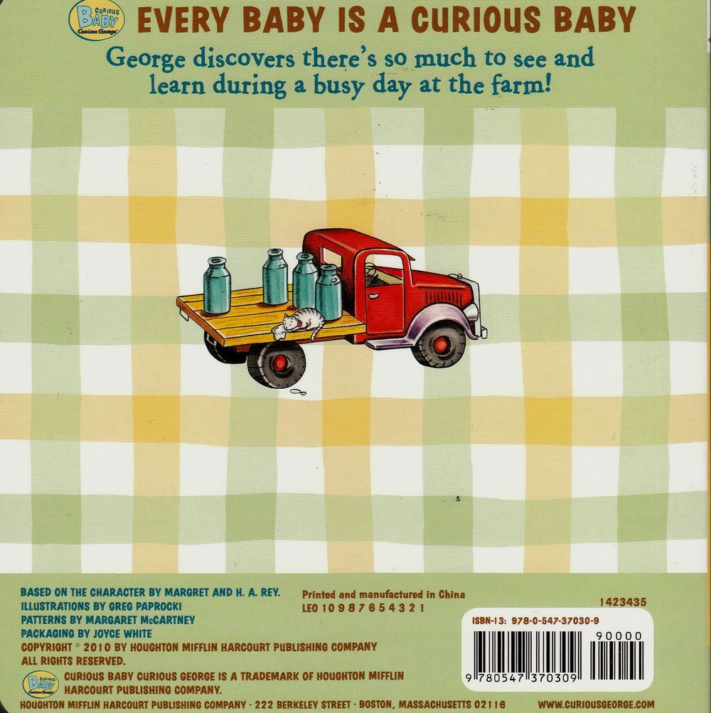 Livre My First Words At The Farm (Livre d'occasion) - ISBN 054737030X