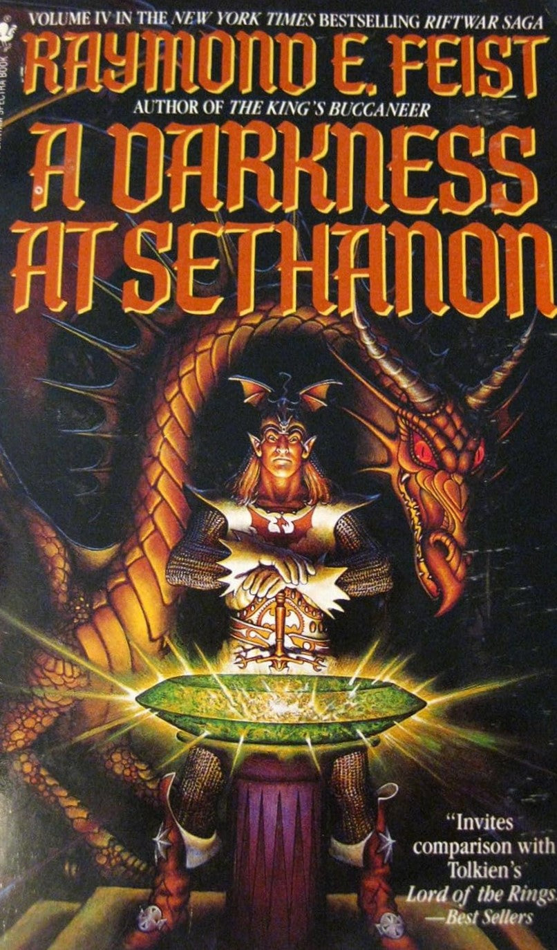 Livre A Darkness at Sethanon - Raymond E. Feist (Livre d'occasion) - ISBN 0553263285