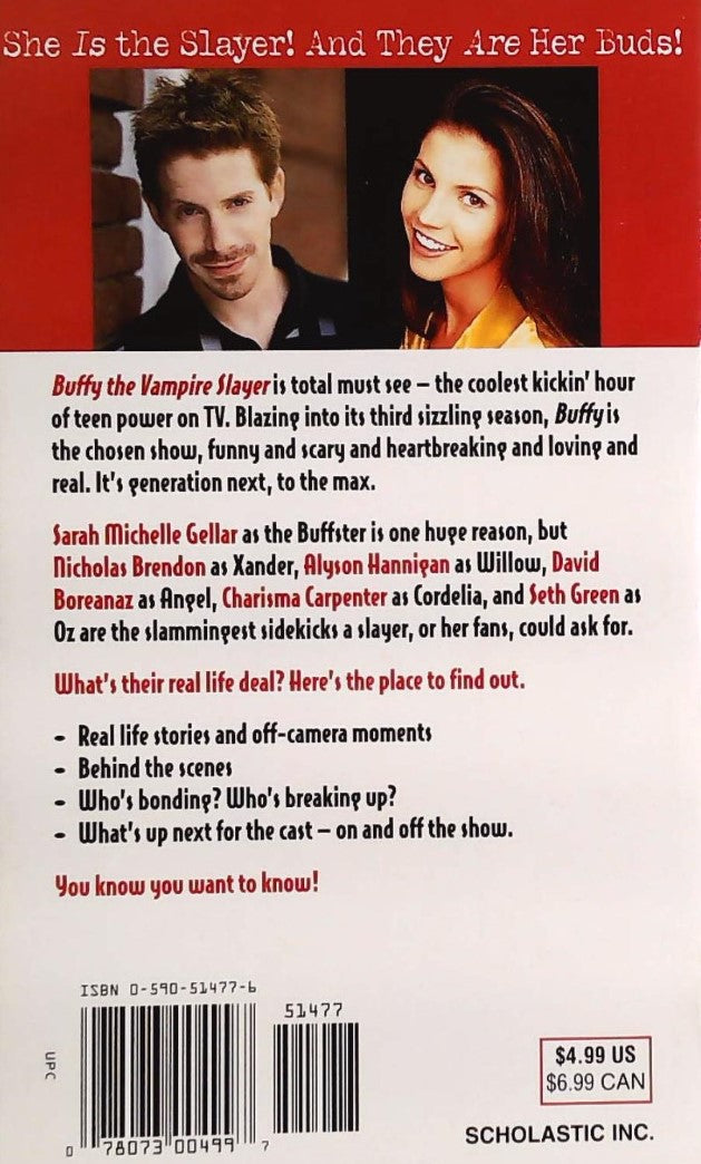 Livre Meet the Stars of Buffy the Vampire Slayer - Jan Gabriel (Livre d'occasion) - ISBN 0590514776