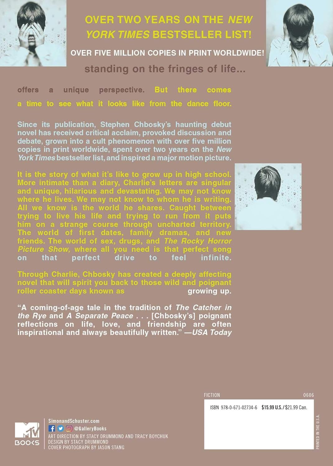 Livre The Perks of Being a Wallflower - Stephen Chbosky (Livre d'occasion) - ISBN 0671027344