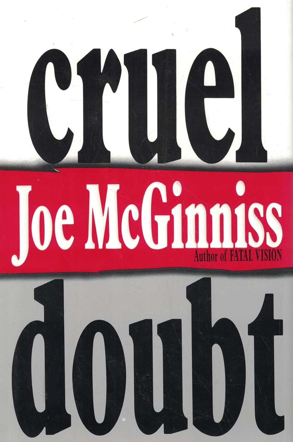 Livre Cruel Doubt - Joe McGinniss (Livre d'occasion) - ISBN 0671679473