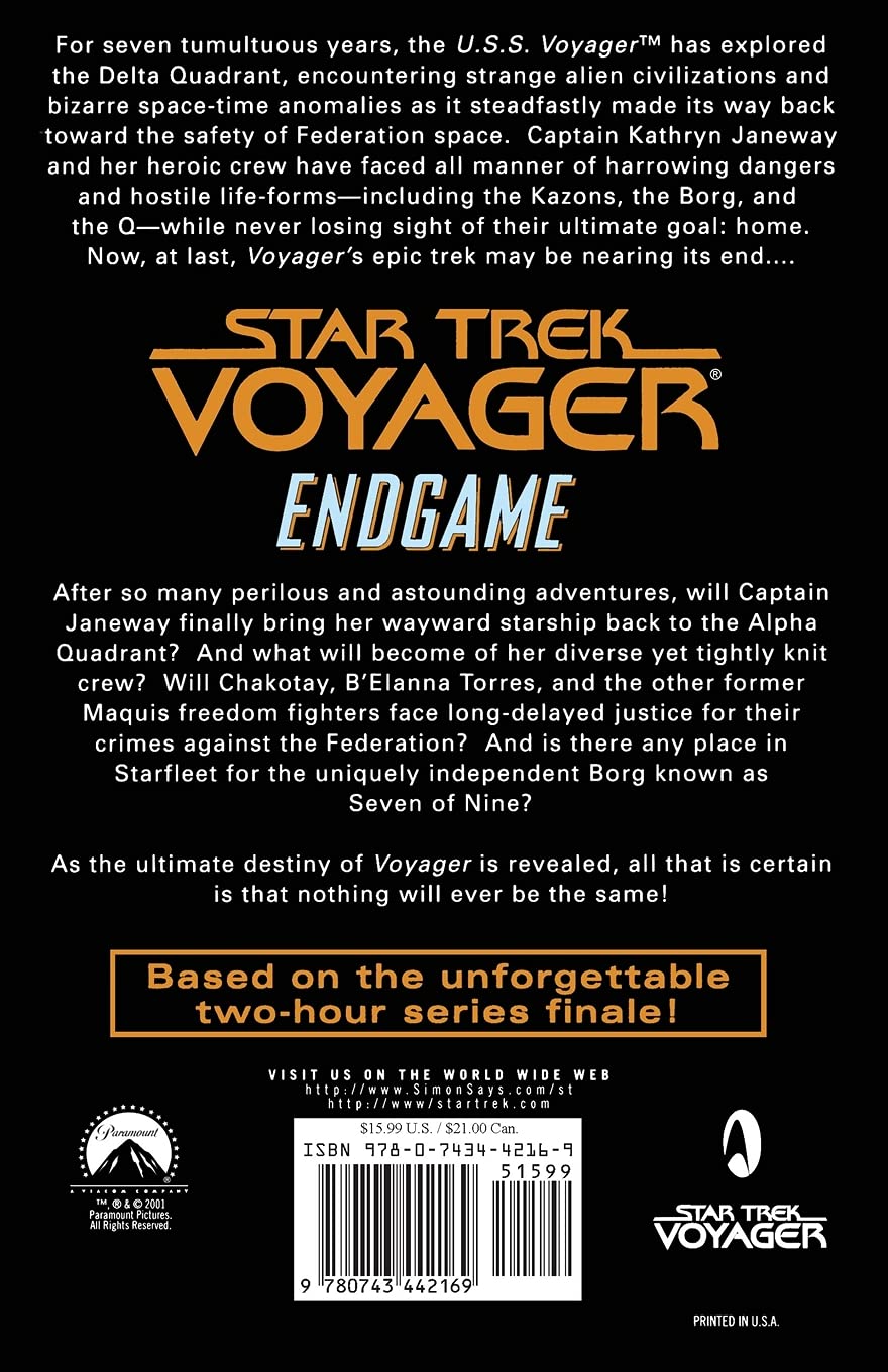 Star Trek Voyager : Endgame (Diane Carey)