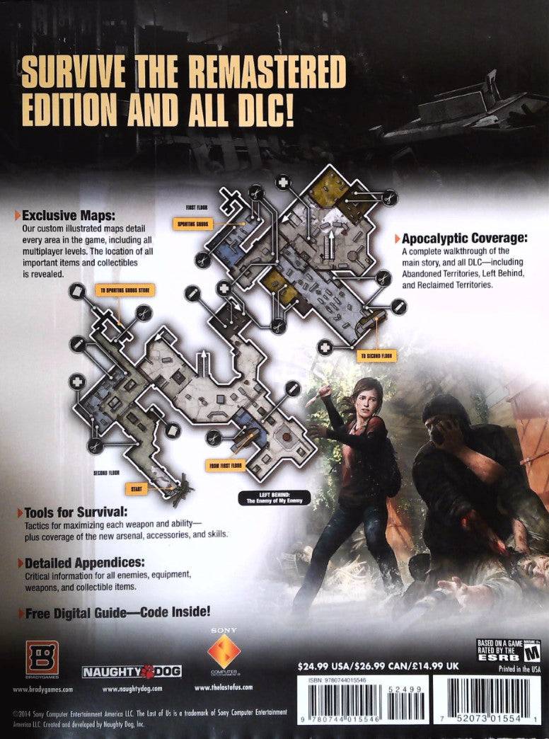 Livre The Last Of Us - Remastered (Livre d'occasion) - ISBN 0744015545