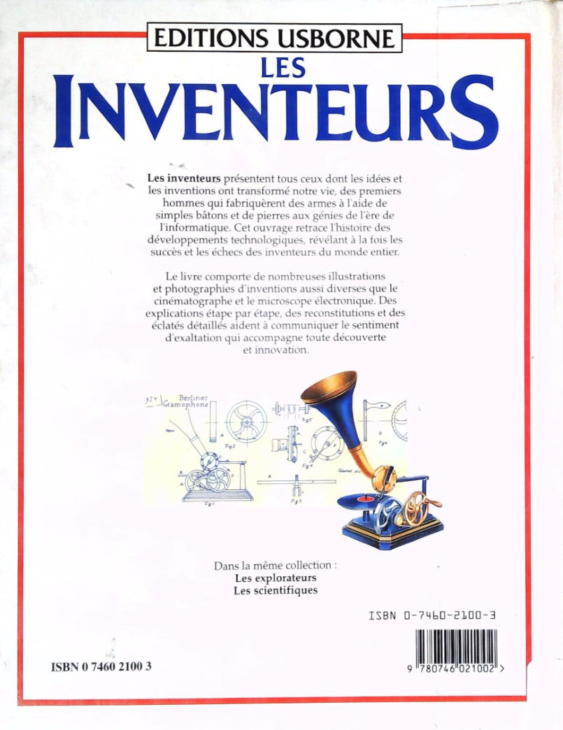 Livre Les inventeurs : De Galilé à Edison (Livre d'occasion) - ISBN 0746021003