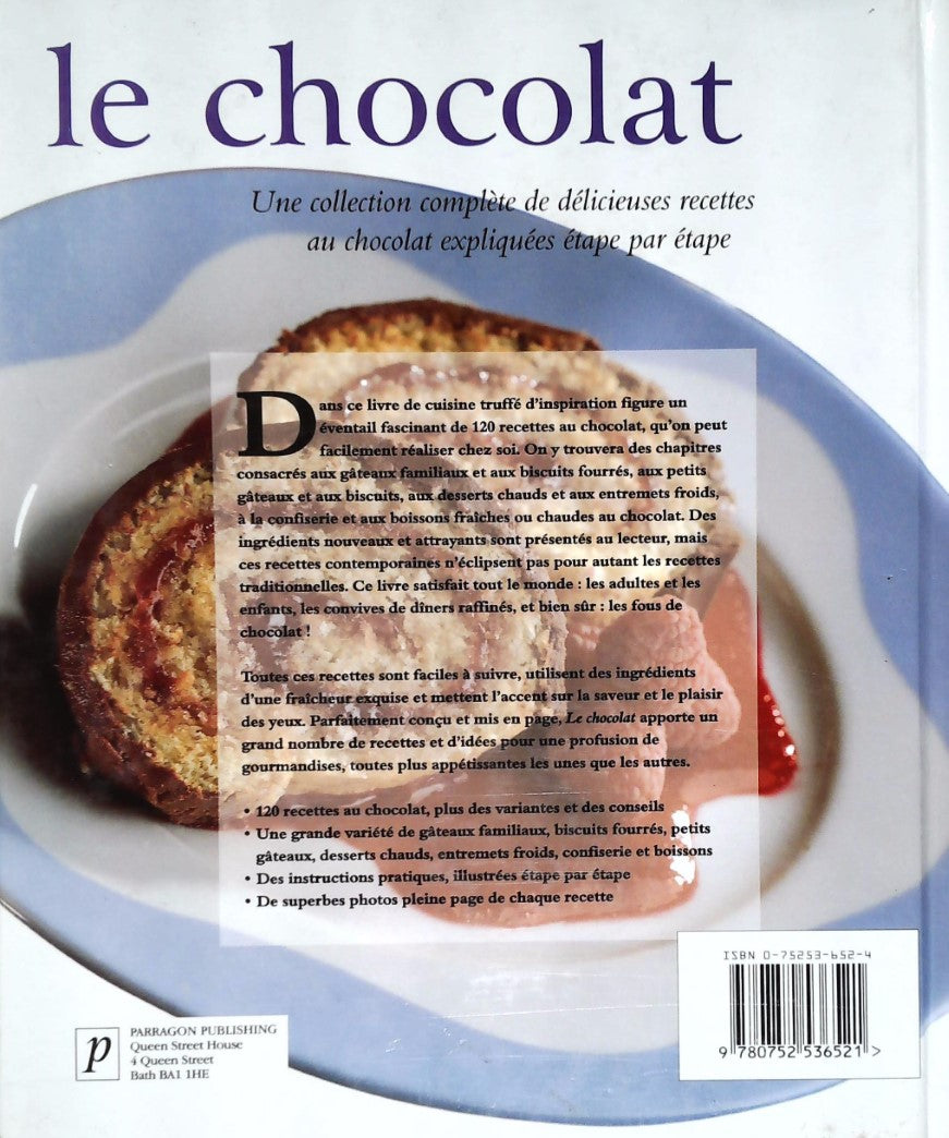 Livre Je cuisine le chocolat - Jacqueline Bellefontaine (Livre d'occasion) - ISBN 0752536524