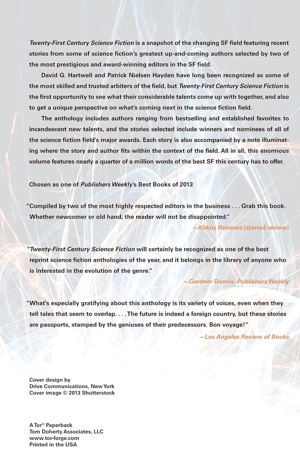 Livre Twenty-First Century Science Fiction - David G. Hartwell (Livre d'occasion) - ISBN 0765326019