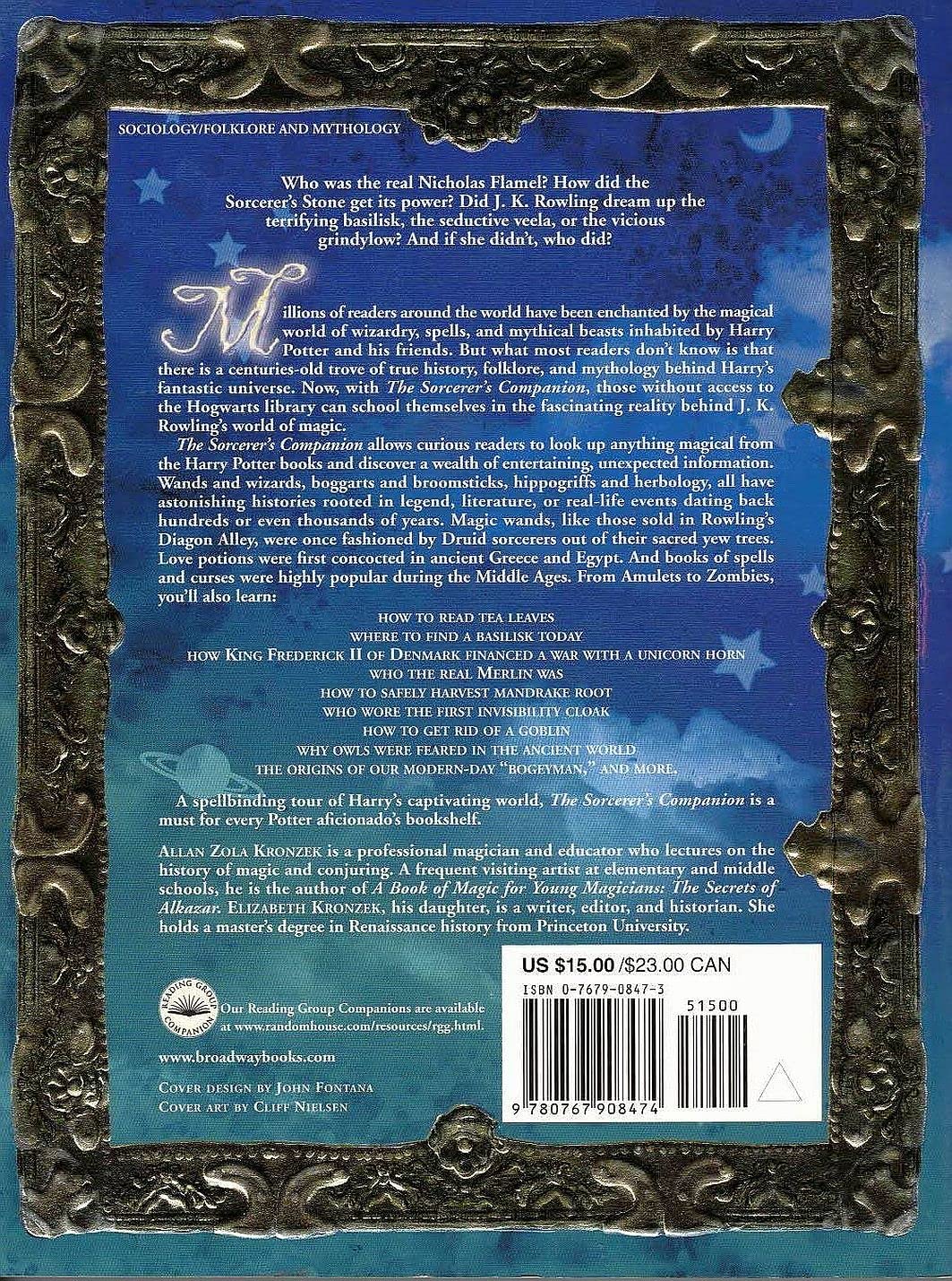 The Sorcerer's Companion: A Guide to the Magical World of Harry Potter