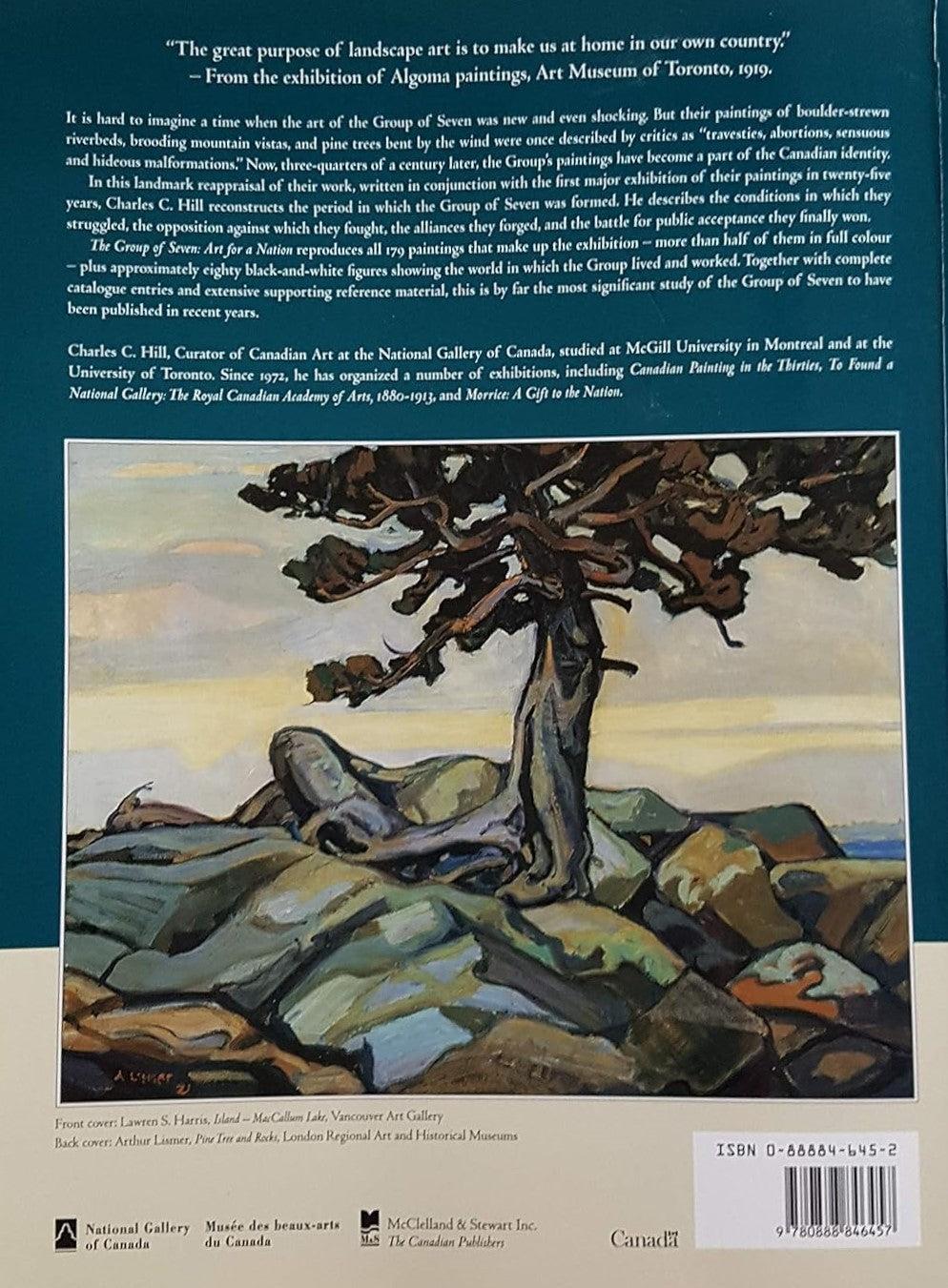 Livre The Group of Seven : Art for a Nation - National Gallery of Canada (Livre neuf) - ISBN 0771...