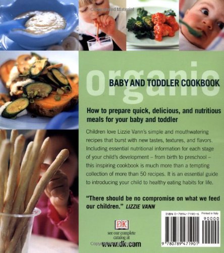 Livre Organic Baby & Toddler Cookbook (Lizzie Vann) (Livre d'occasion) - ISBN 0789471906