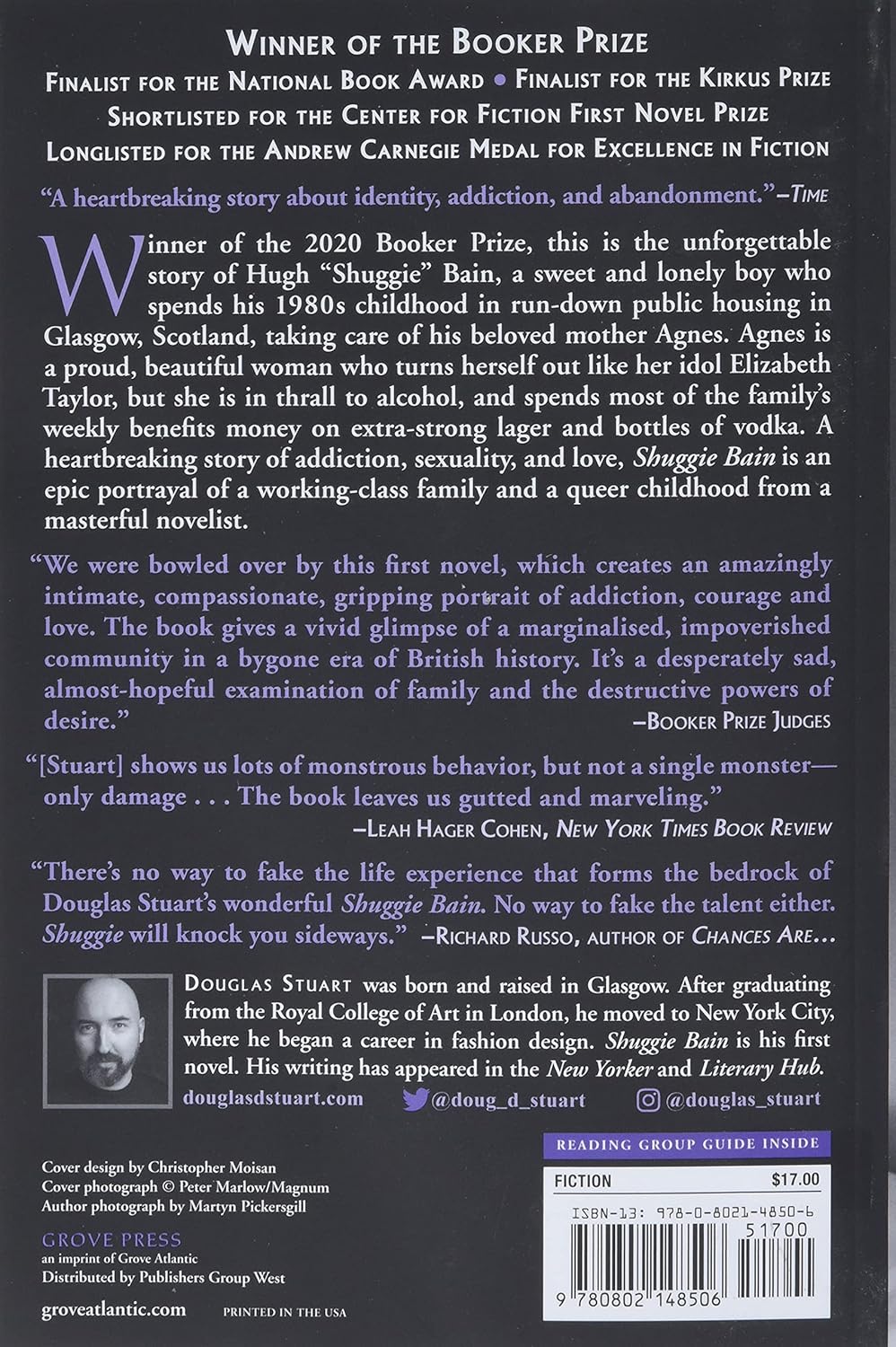 Livre Shuggie Bain - Douglas Stuart (Livre d'occasion) - ISBN 0802148506