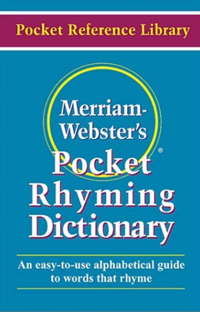 Livre Merriam Webster's Pocket Rhyming Dictionary (Livre d'occasion) - ISBN 0877795169