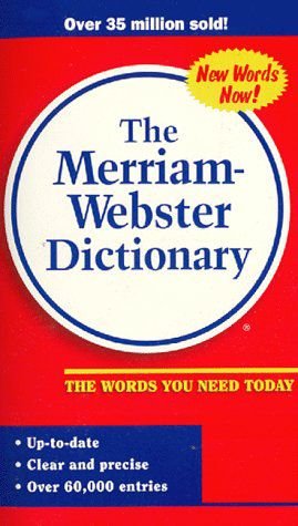 Livre The Merriam Webster Dictionary (Livre d'occasion) - ISBN 0877799113