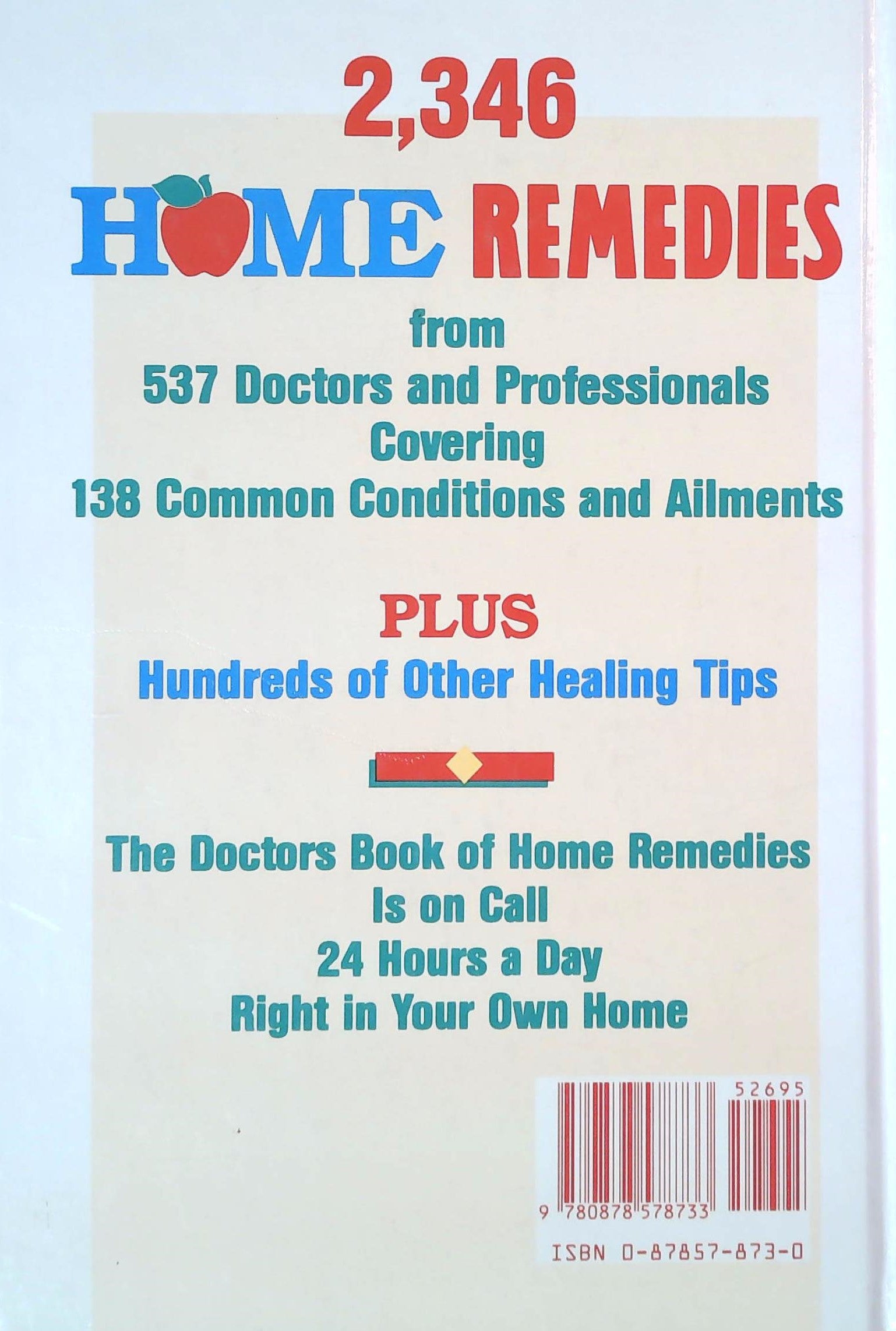 Livre The Doctor Book of Home Remedies (Livre d'occasion) - ISBN 0878578730