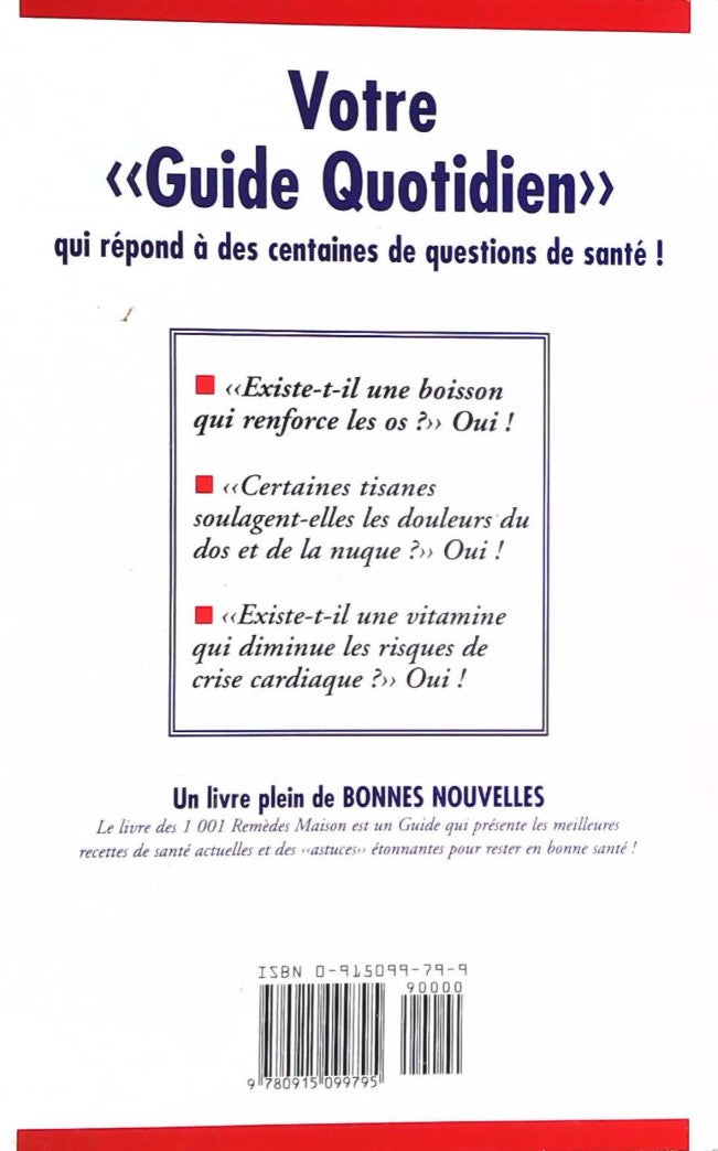 Le livres des 1001 remèdes maison