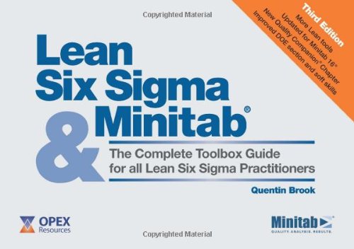 Livre Lean Six SIGMA and Minitab: A Complete Toolbox Guide for All Six SIGMA Practitioners - Quen...