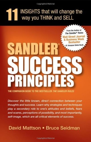 Livre Sandler Success Principles 11 Insights That Will Change The Way You Think And Sell (David...