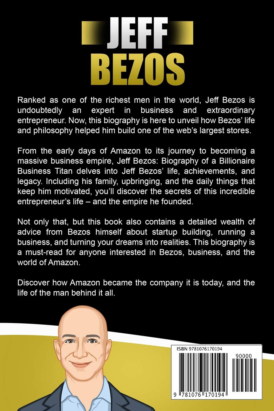 Livre Jeff Bezos : Biography of a Billionaire Business Titan - Elliot Reynolds (Livre d'occasion)