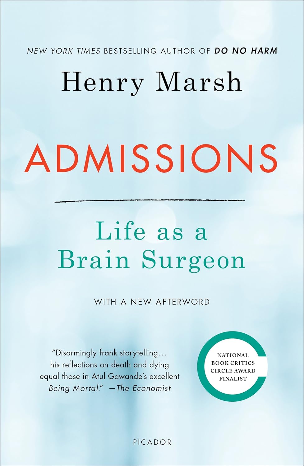 Admissions : Life as a Brain Surgeon - Henry Marsh