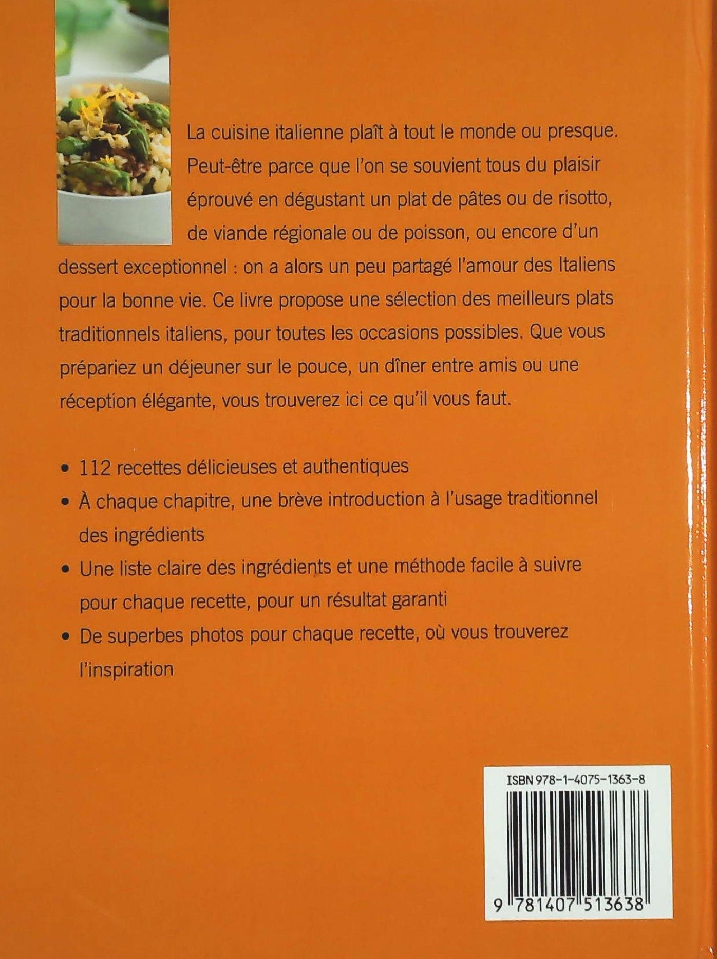 Livre Cuisine italienne : Plus de 100 recettes appétissantes - Collectif (Livre d'occasion)