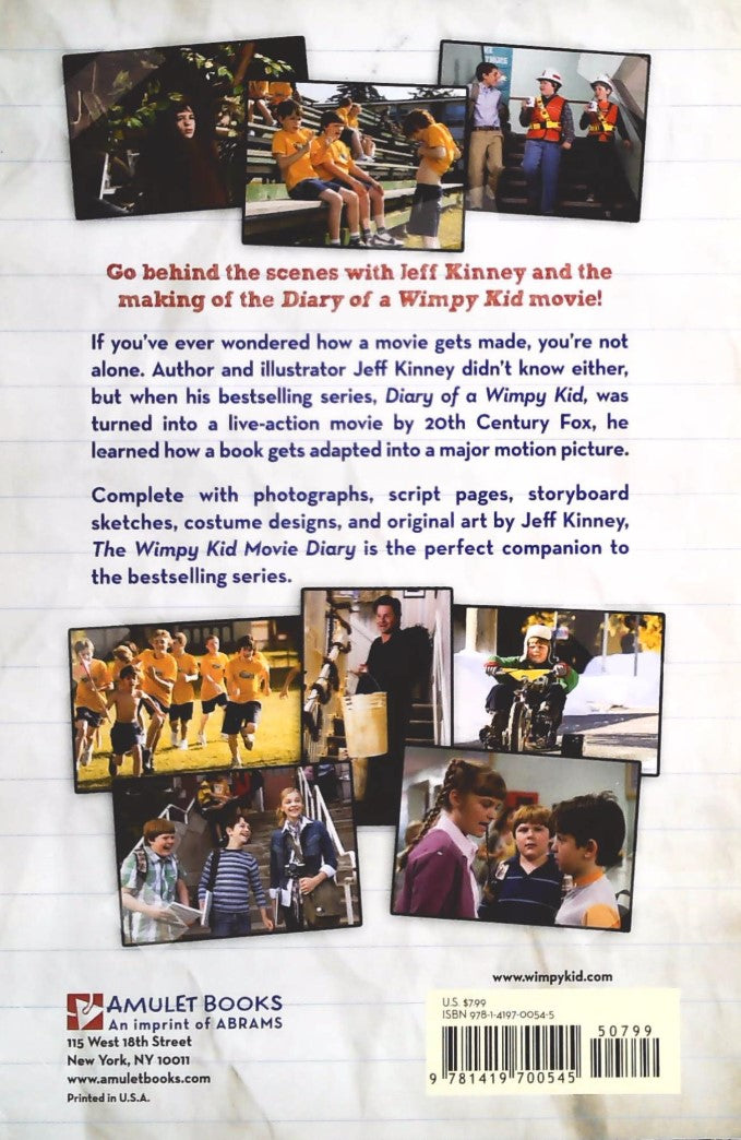 Livre The Wimpy Kid Movie Diary : How Greg Heffley went Hollywood - Jeff Kinney (Livre neuf) - IS...