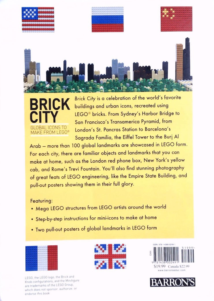 Livre Brick City: Global Icons to Make from LEGO - Warren Elsmore (Livre d'occasion) - ISBN 14380...