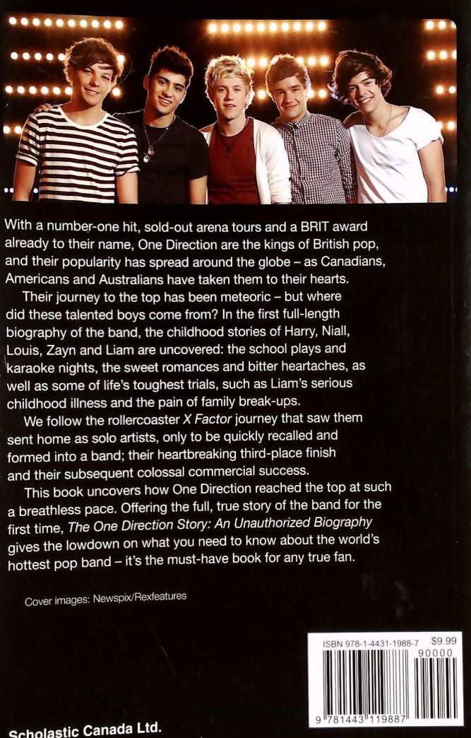 Livre The One Direction Story: An Unauthorised Biography - Danny White (Livre d'occasion) - ISBN ...