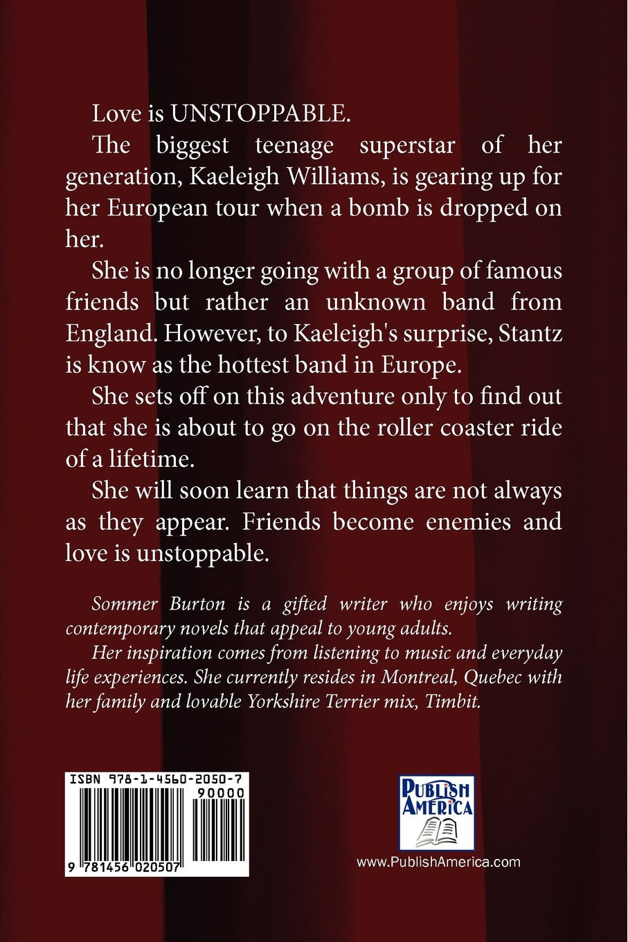 Livre Unstoppable - Summer Burton (Livre d'occasion) - ISBN 1456020501