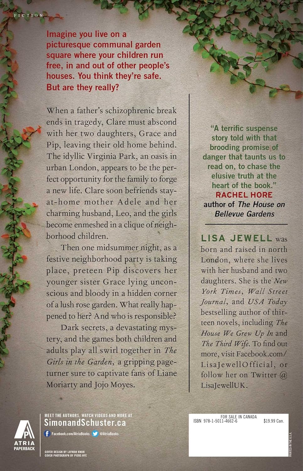 Livre The Girls In The Garden - Lisa Jewell (Livre d'occasion) - ISBN 1501146629