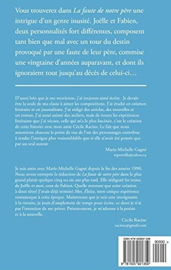 La faute de notre père (Marie-Michelle Gagné)