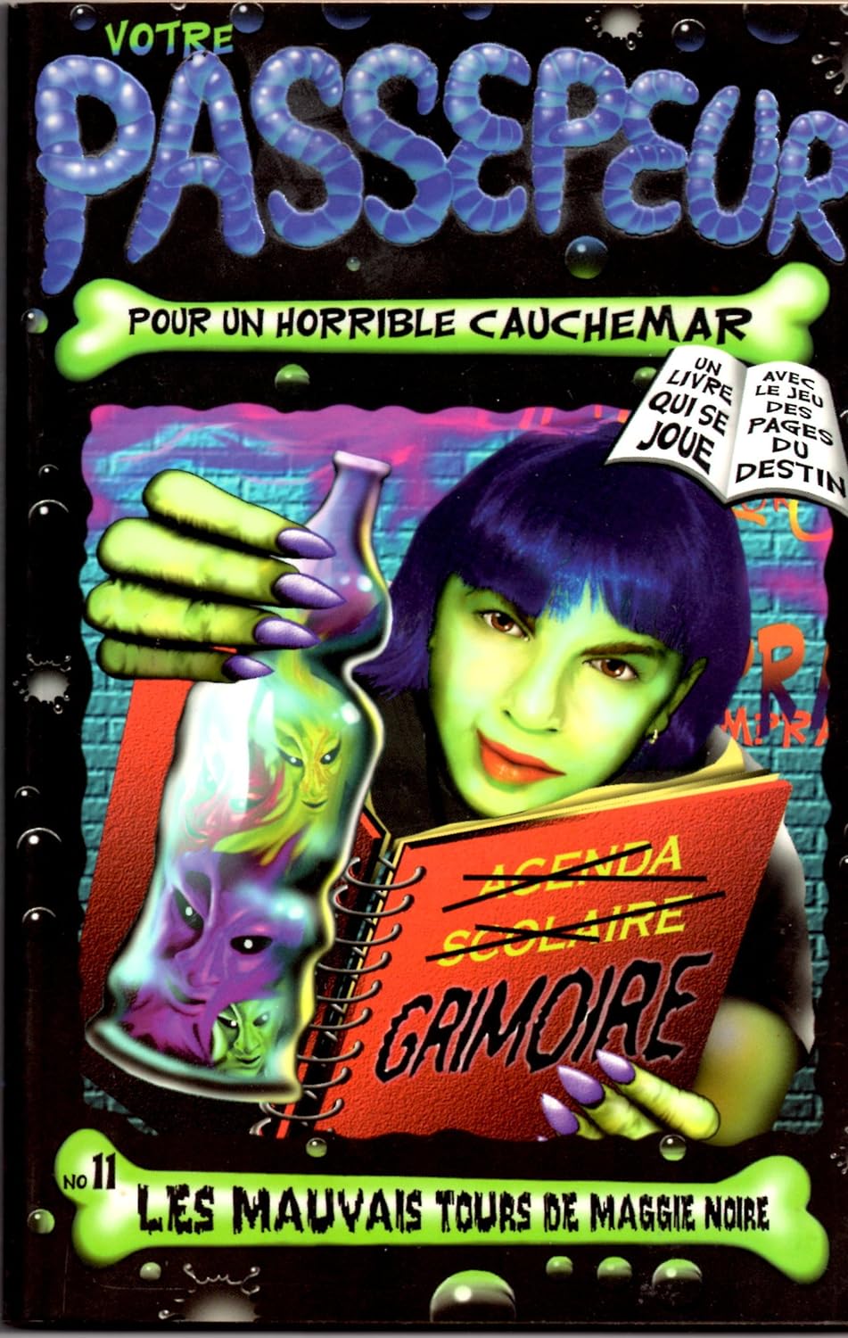 Votre Passepeur pour un horrible cauchemar # 11 : Les mauvais tours de Maggie Noire - Richard Petit