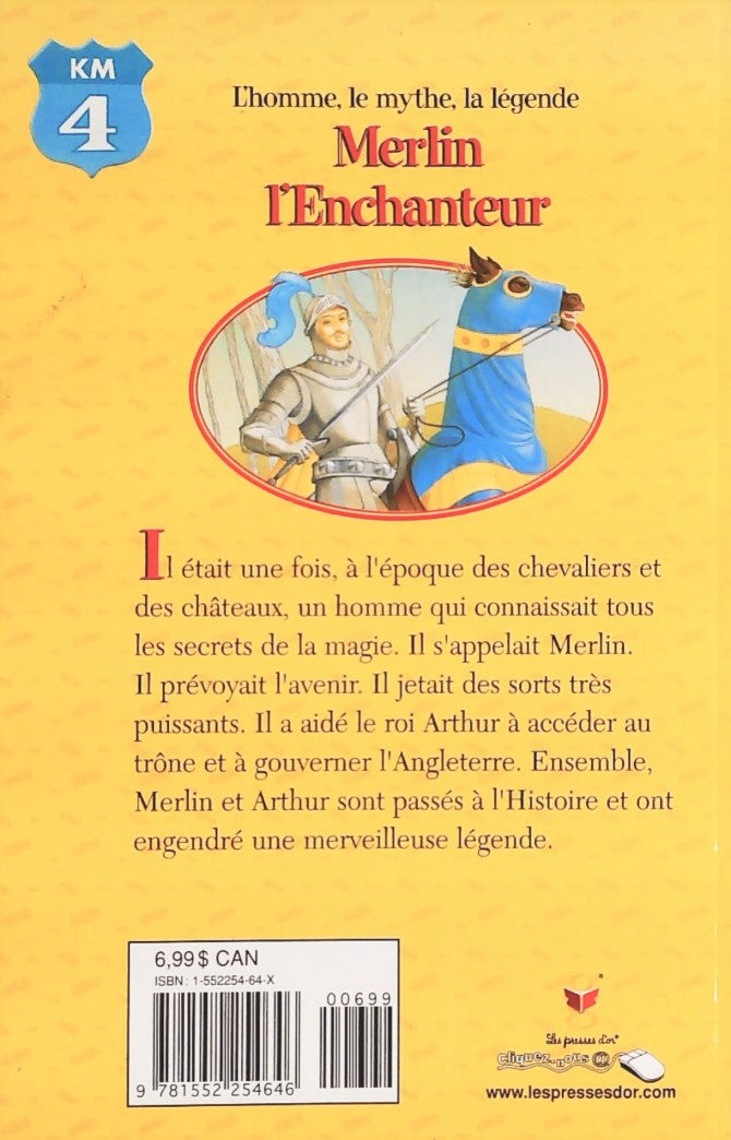Livre Merlin l'enchanteur - Stephanie Spinner (Livre d'occasion)