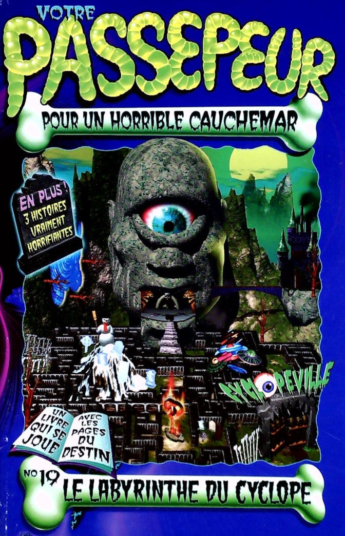 Livre ISBN 1552255530 Votre Passepeur pour un horrible cauchemar # 19 : Le labyrinthe du cyclope (Richard Petit)