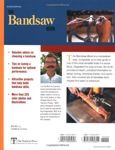 Livre The Bandsaw Book - Lonnie Bird (Livre d'occasion) - ISBN 1561582891