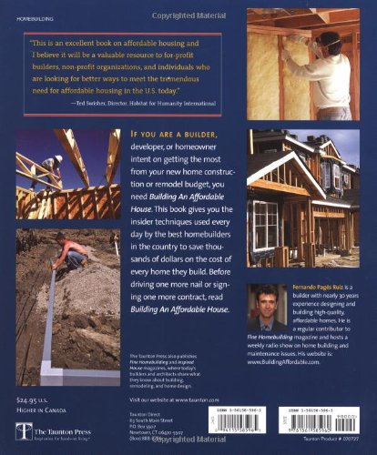Livre Building an Affordable House: Trade Secrets to High-Value, Low-Cost Construction - Fernando...