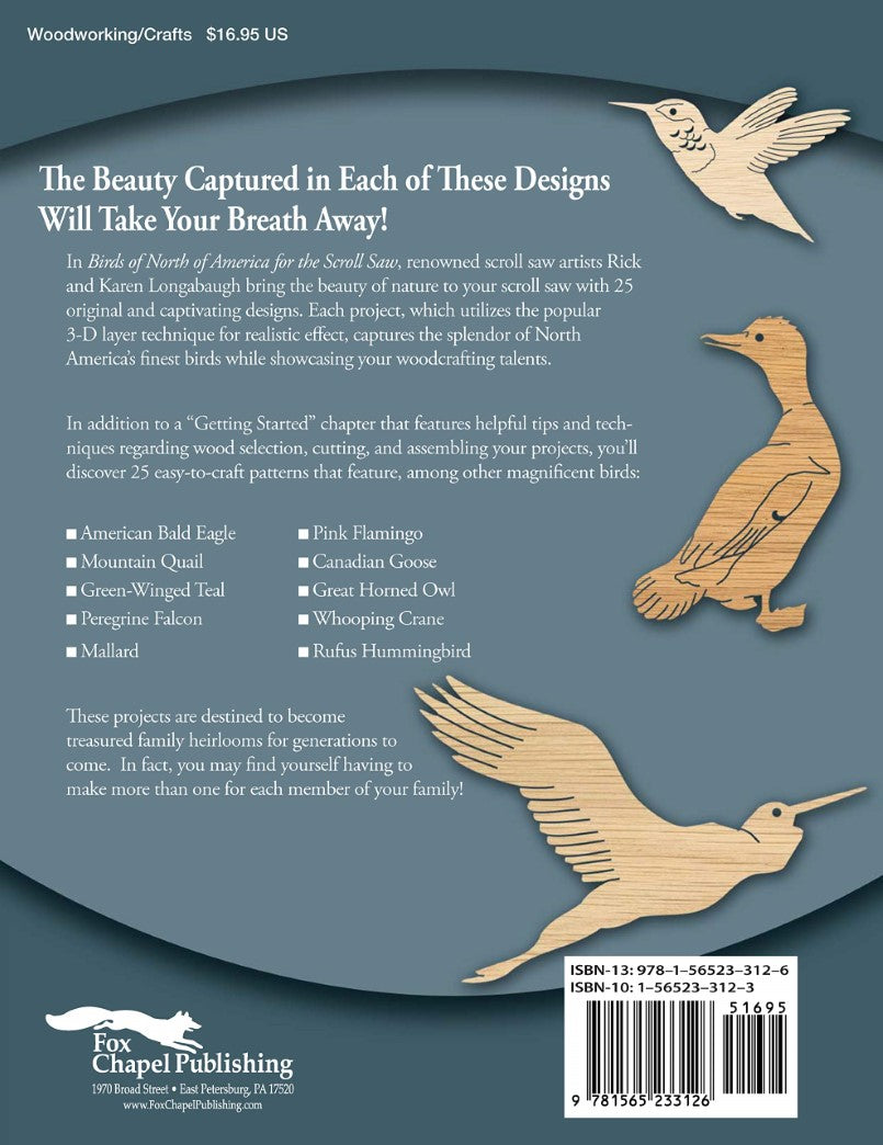 Livre Birds of North America for the Scroll Saw: 25 Projects from the Berry Basket Collection - R...