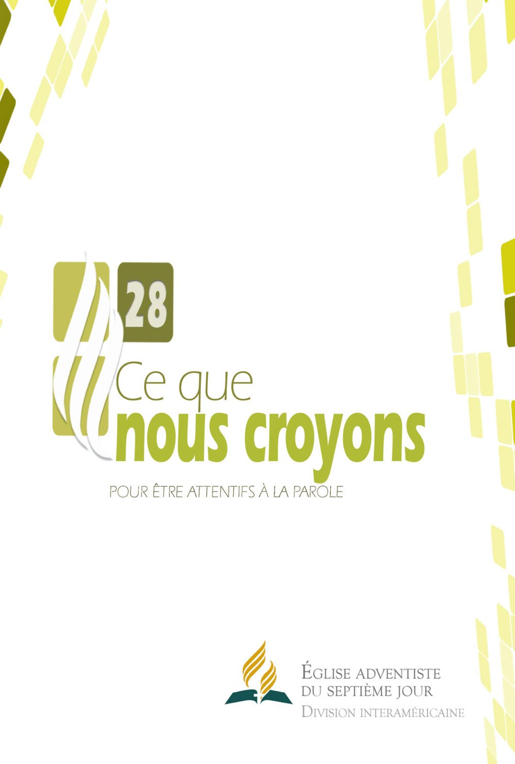 Livre Ce que nous croyons : Pour être attentif à la parole (Livre neuf) - ISBN 1575549999